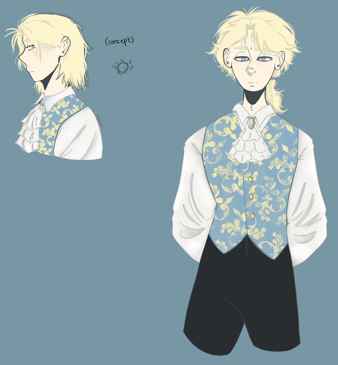 ctechnolove's tweet photo. Me when I can’t decide on prince Theseus’ hair #butterflyreign #br #butterflyreignfanart https://t.co/rGOt0TdzlO