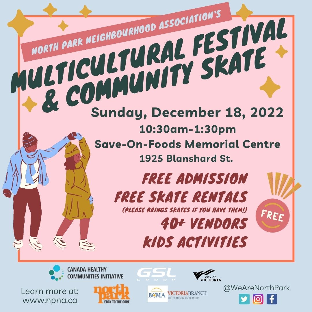 Only 2 more days until the #NorthPark Multicultural Festival &amp; Community Skate!!!
🎁 40+ Vendors
❄️Free Skating
🖌Kids Activity Station
📷 Photo booth by Afghan Friend Merchant

Will we see you there?!