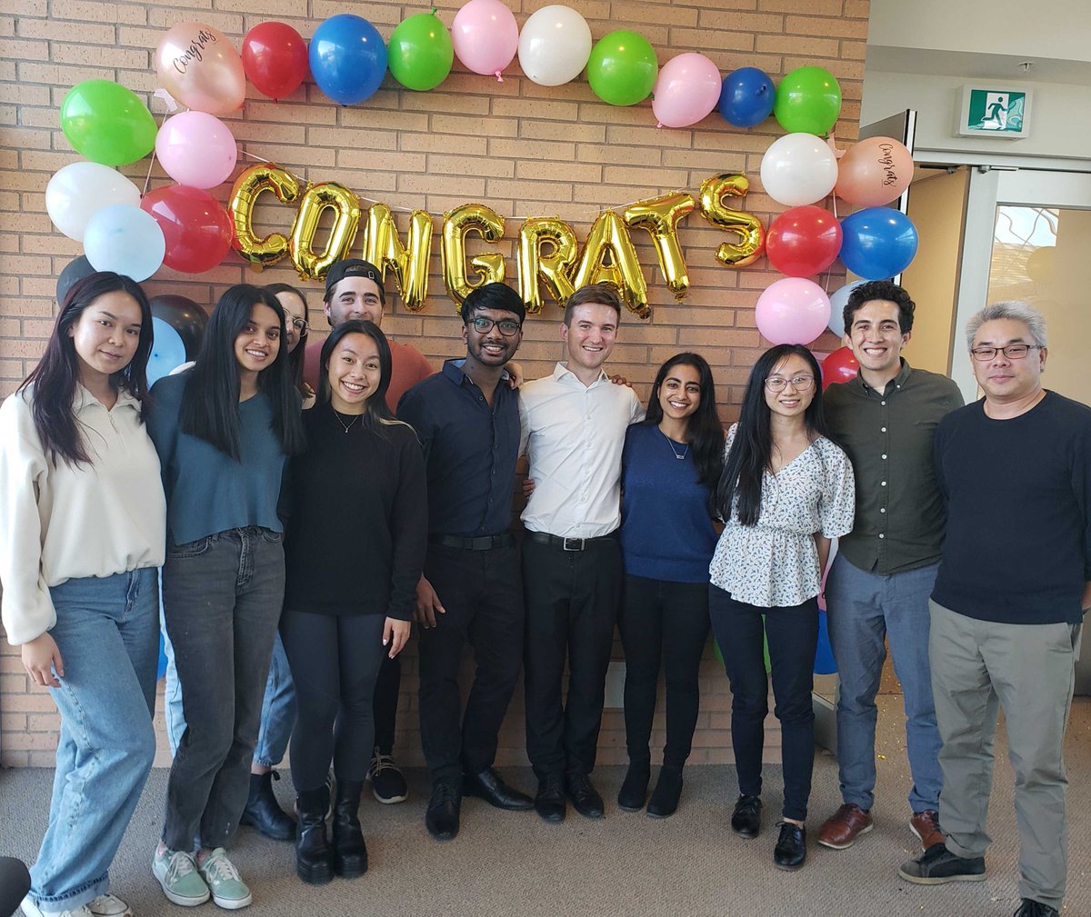 Lots happened the past 3 months! 2 PhD and 2 MSc defended! Congratulations <a href="/jibin_sadasivan/">Jibin Sadasivan</a> <a href="/ReidWarsaba/">Reid Warsaba</a> <a href="/YihangChen0303/">Yihang Chen</a> &amp; Amanda Rahardjo. Super proud!