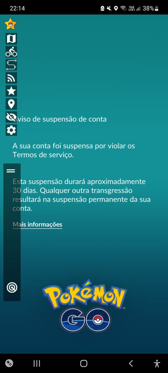 LEOFLORIPAGAME's tweet photo. @NianticHelp Deram uma tela de 7 dias, agora uma de 30. Recado reto e direto: Nós como jogadores, deveríamos nos unir e processar vocês por vários motivos, um deles é por conta de vocês saberem quem são os flys e mesmo assim arrecadam dinheiro com eventos. Vou continuar como fly. https://t.co/YRQ90Uk1c6