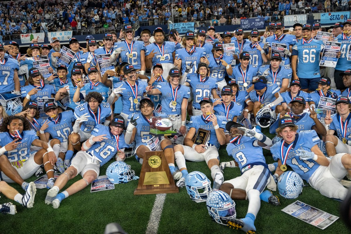 The comeback is better than the setback! Way to battle, Cougs!!!! One spring, two rings! #BackToBack #StateChamps <a href="/texashsfootball/">Texas HS Football</a> <a href="/CS_Fball/">CS Football</a> <a href="/Coach_J_Gregory/">Josh Gregory</a> <a href="/cscougarsports/">China Spring Athletic Booster Club</a> <a href="/chinaspringisd/">China Spring ISD</a>