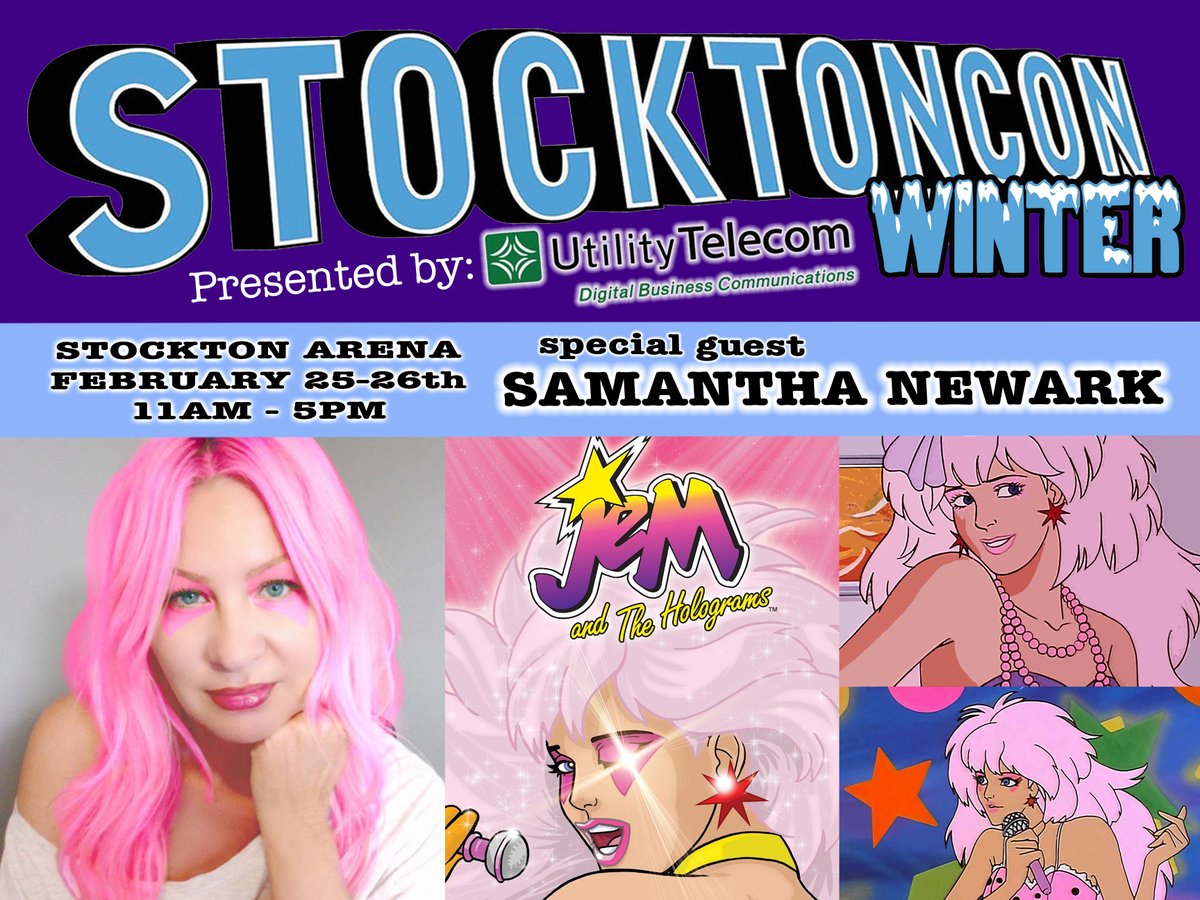Please welcome our next Special Guest to StocktonCon Winter, presented by <a href="/UtilityTel/">Utility Telecom</a> on February 25-26 at Stockton Arena  -- 
<a href="/SamanthaNewark/">Samantha Newark</a>