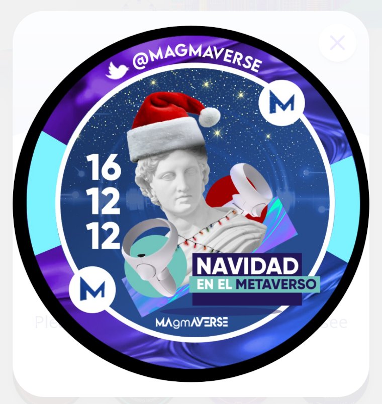 Comunidad entrañable, eso es <a href="/magmaverse/">MAgmAVERSE.io</a>

Felicidades chicxs por un 2022 de mucho crecimiento. Que en 2023 podamos vivir muchas nuevas experiencias en el Metaverso. 

El poap, divino cómo siempre.