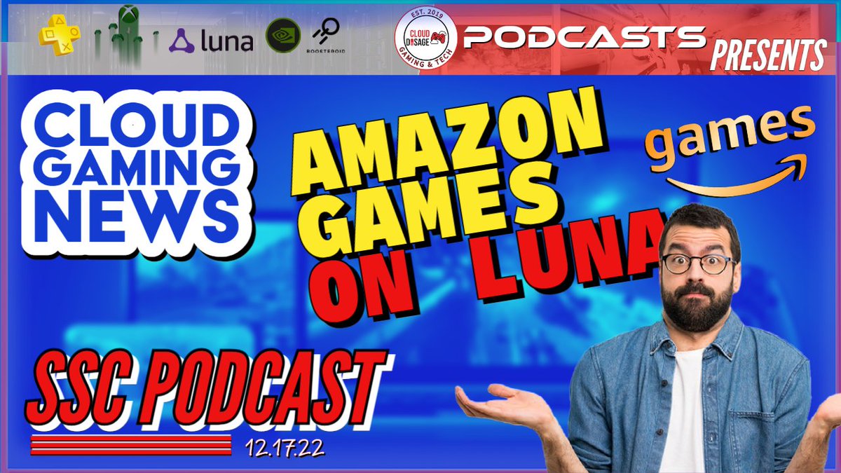 MM2K's tweet photo. 📺Join us Saturday for a BRAND NEW EP of #SSCPodcast

🎮 We will be covering:
🎮 Status of ABK Xbox Deal
🎮 More Boosteroid catalog questions
🎮 Amazon Gaming titles coming to Luna?
🎮 GFN news and more!

💥Don't miss a moment! 10AM PT | 1PM ET | 5PM UK
🔗https://t.co/PN5pkI4UyG https://t.co/MqjhASHvAh