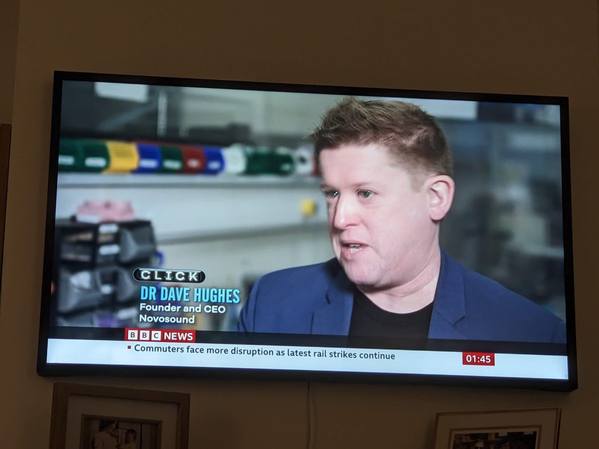 Check out <a href="/BBCClick/">@bbcclick</a> to hear about everything we’re doing in Wireless Wearable Ultrasound.

All all from a wee spin out from <a href="/UniWestScotland/">UWS</a>!