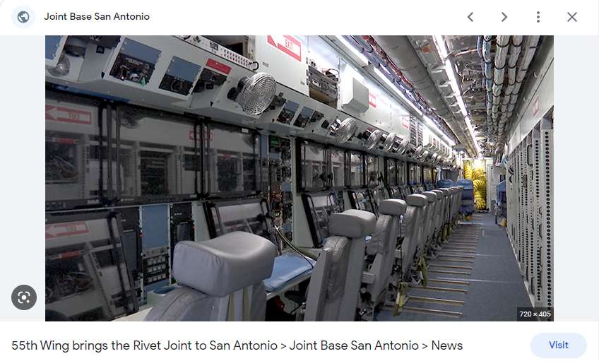 MeNMyRC on Twitter "Inside a Rivet Joint. Wow. Current configuration I