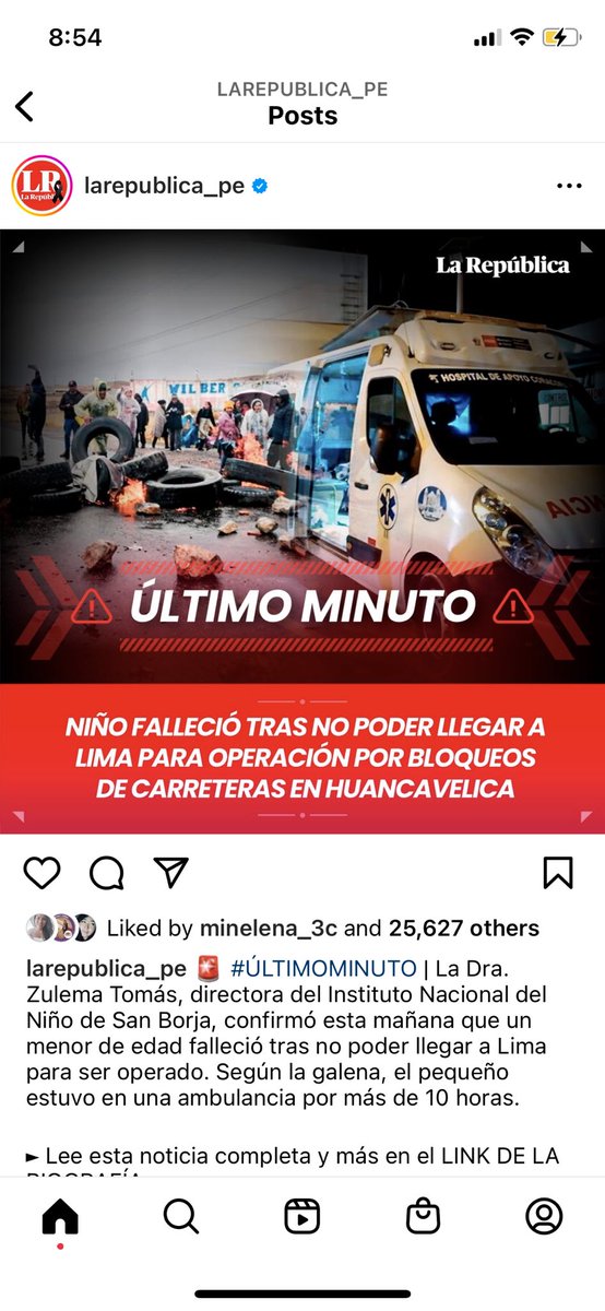 Hace unos días vi que la jefa del INSN-SB decia que este bebé con CC había fallecido porque la ambulancia donde viajaba fue bloqueada por las protestas. Uno de mis colegas decía: es culpa de la izquierda!
