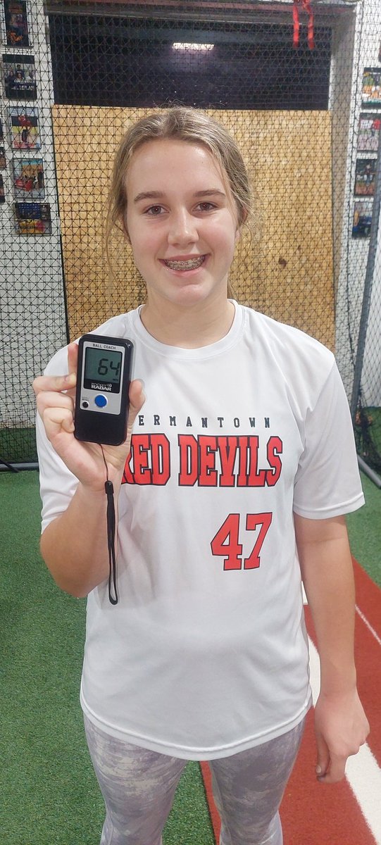 ChanleySteele's tweet photo. Excited to get started at @volsoftball camp tomorrow. Hit my PR this week in preparation. @RedDevils16U https://t.co/HJZLOMZwC6