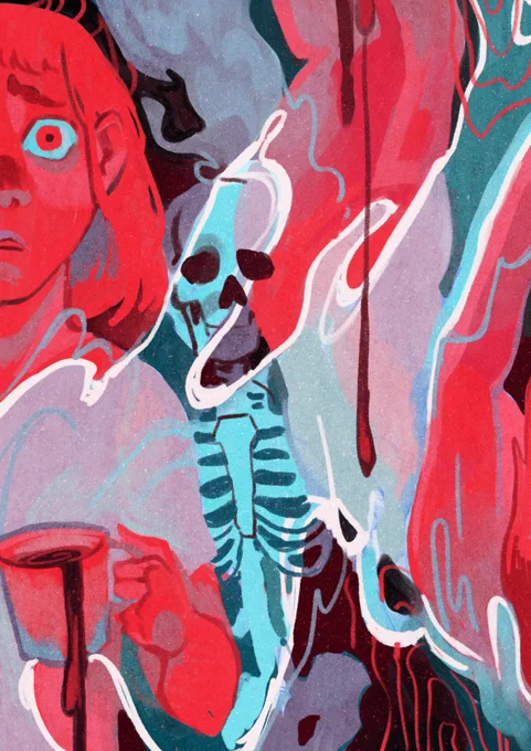 illustration i did for  's collection CROSSING THE THRESHOLD ! 