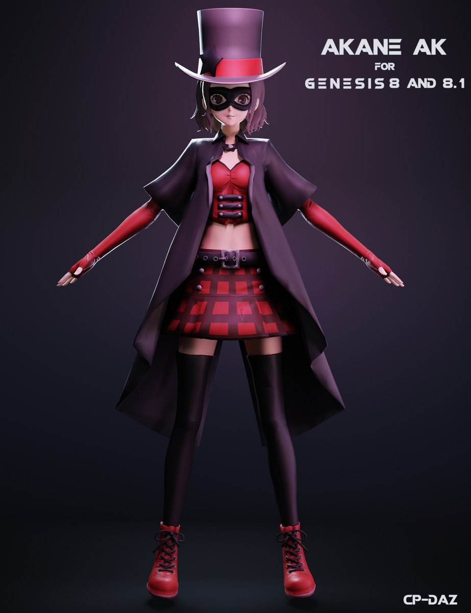 Akane For Genesis 8 and 8.1 Female Done

Converted to Daz Studio by me, credits would be appreciated!

DL
patreon.com/cpdazart

#akane #Persona5 #DAZ3D #G8F #character 
#DazStudio #daz
