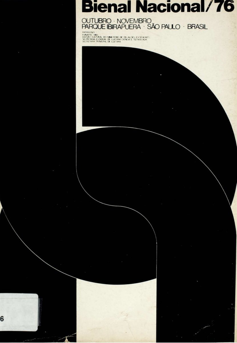 AisleOne's tweet photo. 1960s and 70s designs for the Bienal de São Paulo. https://t.co/T481I4gQ9v