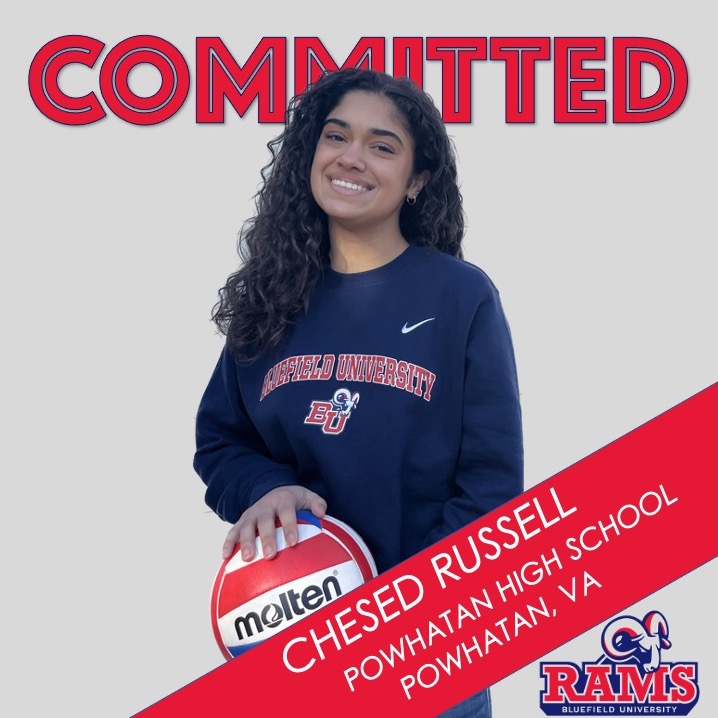 ChesedVB5Rams's tweet photo. Excited to announce my commitment to further my education and volleyball career at Bluefield University! So thankful God has blessed me with this opportunity and for everyone who has made this next step possible. Thanks Coach Gallemore! GO RAMS! @BluefieldRams https://t.co/7gpV0ZXMdh