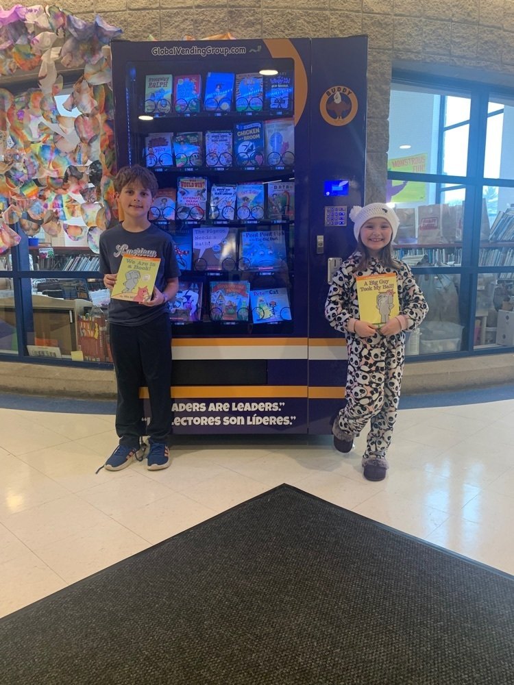 mryanbps's tweet photo. Thank you Somerset Berkley Education Foundation for our BCS book vending machine. Students will earn special gold tokens to select a book they get to keep and bring home. #bcsgreatplacetobe #SBEF https://t.co/cjftLI0d3D