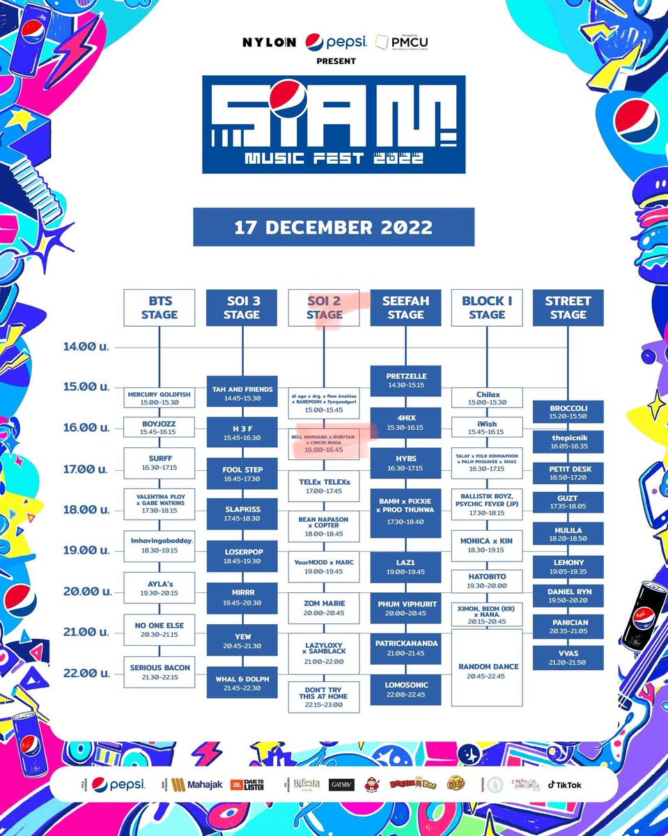 homerunmusicTH's tweet photo. มะคืนแอบไปดูสถานที่มา วันนี้เจอกันที่ soi2 stage น้าา โชว์ 16.00-16.45 น.
#BellWarisara #CincinIrada #RubyTan #HomeRunMusic #Siammusicfest2022 https://t.co/pRUJPjPuA1