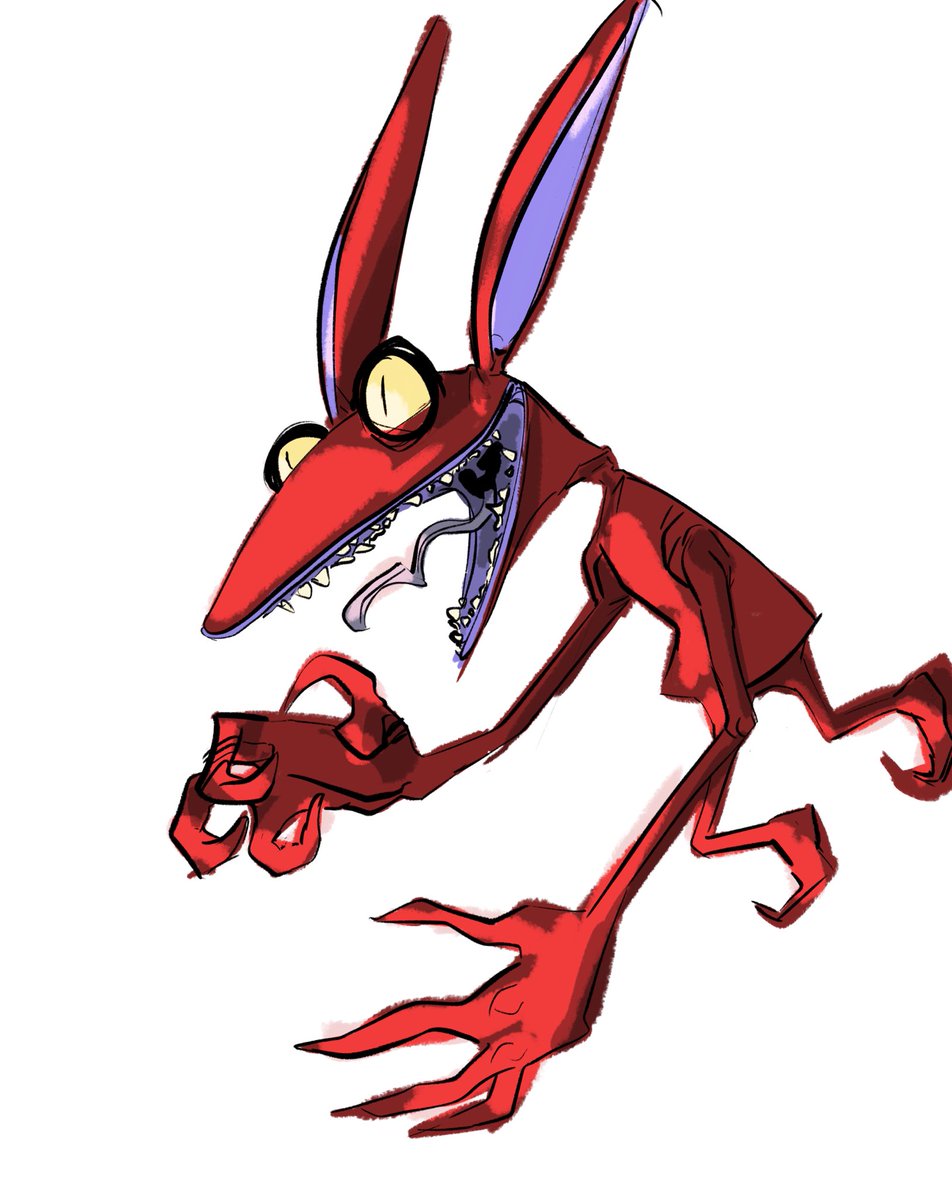 Drawing Icarus from memory #aaahhrealmonsters it’s just nostalgia for old Nickelodeon stuff