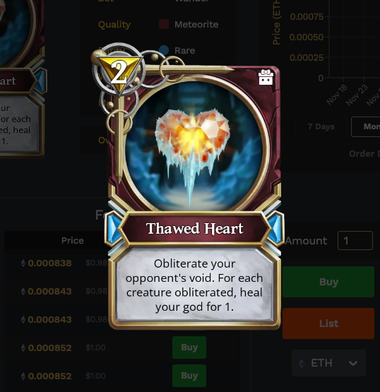 Qinlos's tweet photo. GO AGANE

#37

2x Thawed Heart (Winter Wanderlands)

Like &amp; RT to enter
Winner drawn in 4 hours 👑

glgl &amp; happy holidays 🍻

@GodsUnchained
 
#CryptoGaming #GameStopNFT #Play2Earn #NFTGiveaways #LFGU https://t.co/IIuw2AOSQg