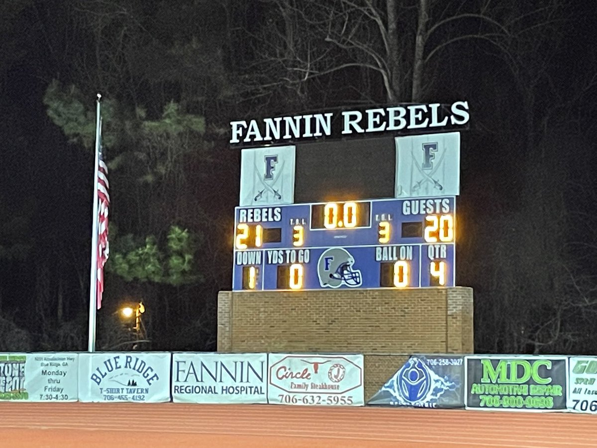 Crazy comeback in the FCA Georgia and Tennessee Senior All Star Game. Georgia down 20-0 scores 21 unanswered in 2nd half to beat Tennessee andsend these senior’s out winners.