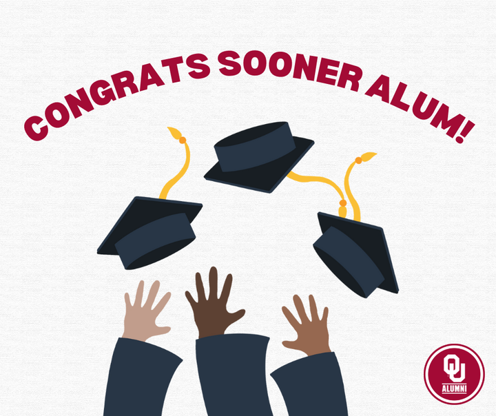 OU_Alumni's tweet photo. Welcome to the Sooner Alumni family, OU grads! It's time to celebrate your new alumni status! ๐ #OUGrad22โ
.โ
OUAA is here for you - Literally! You'll find resources, events, and more by visiting our website: https://t.co/cZEe3155LO https://t.co/eliJenxQnF