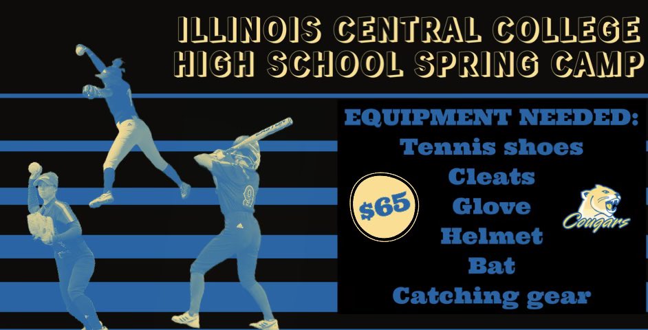 High schoolers‼️
Check out our spring camp before you gear up for high school ball🥎 
Come see what being an ICC Cougar is about💪🏼 iccsb-springcamp23.itemorder.com/shop/home/