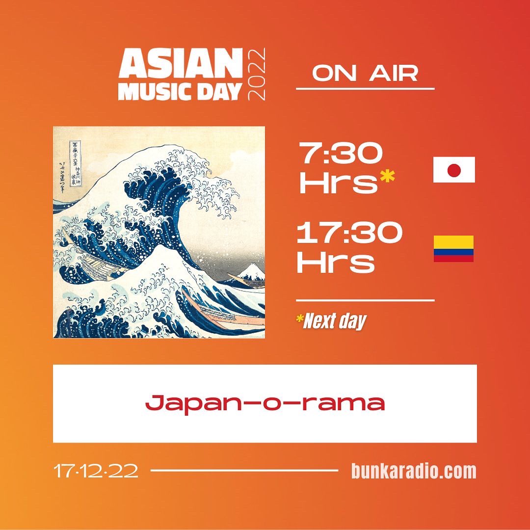 bopeep3's tweet photo. Asian music Day 只今、開催中！！

コロンビア時間5:30pm（日本時間18日（日）朝7:30〜）"Japan-o-Rama”　という番組内でOn-Air!!

アプリRadio Garden上でbunkaradioを検索して聴いてみてね。

Official URL: 
https://t.co/IZecwfch2Z

#asianmusicday2022
#asianmusicday
#bunkaradio
#bopeep https://t.co/aQEZML4PDS