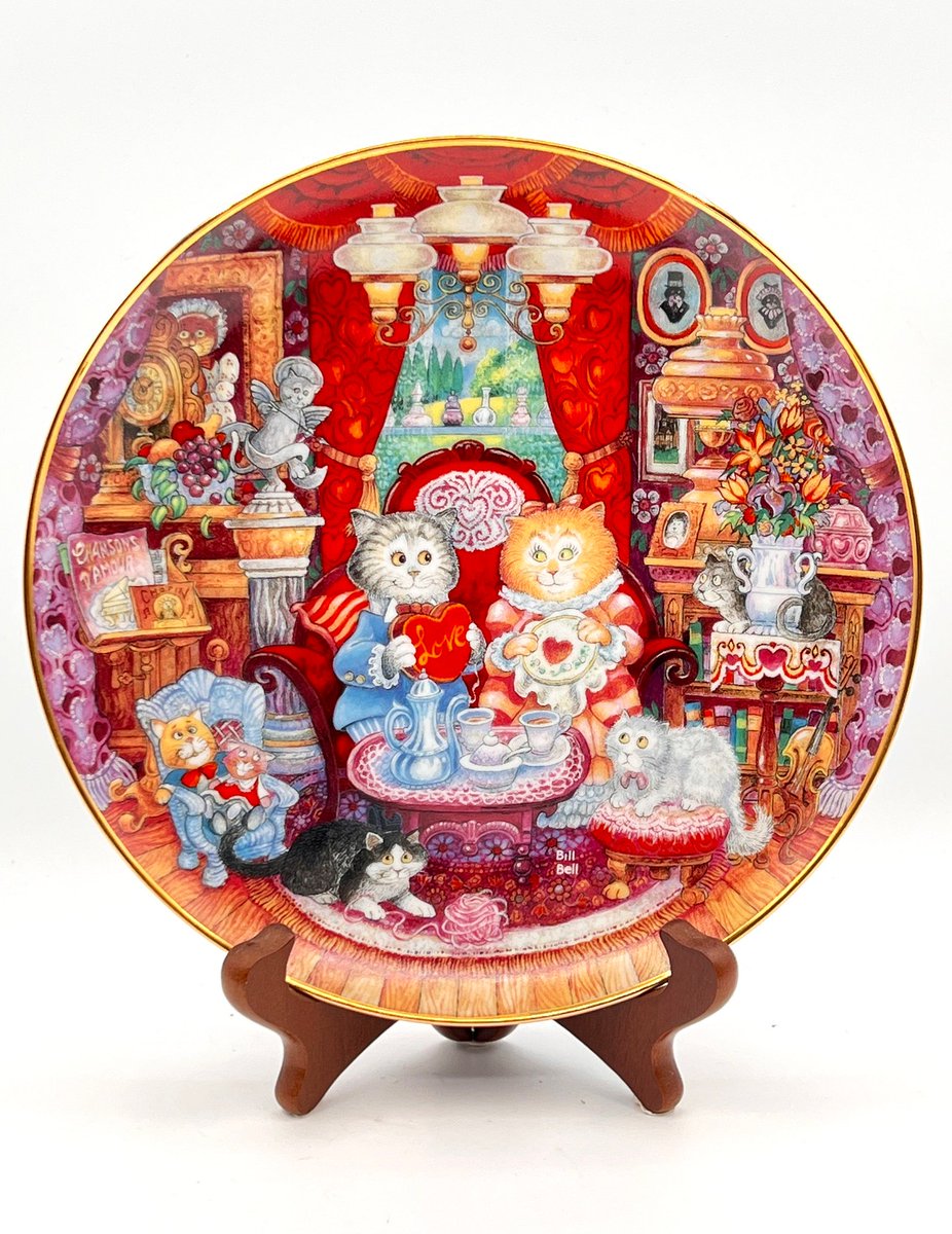 kitten_evriday's tweet photo. Vintage Franklin Mint "Whisker Wuv" Collector Plate by Bill Bell | KA3130
 #Ka3130 #BillBell #VintageFranklinMint #WhiskerWuv #cats #vintage #Kitty #gift #CollectorPlate #MeowSlumberVintage #EtsyEmail

👉https://t.co/AV3iA5WkHk https://t.co/zGGShrbqH3