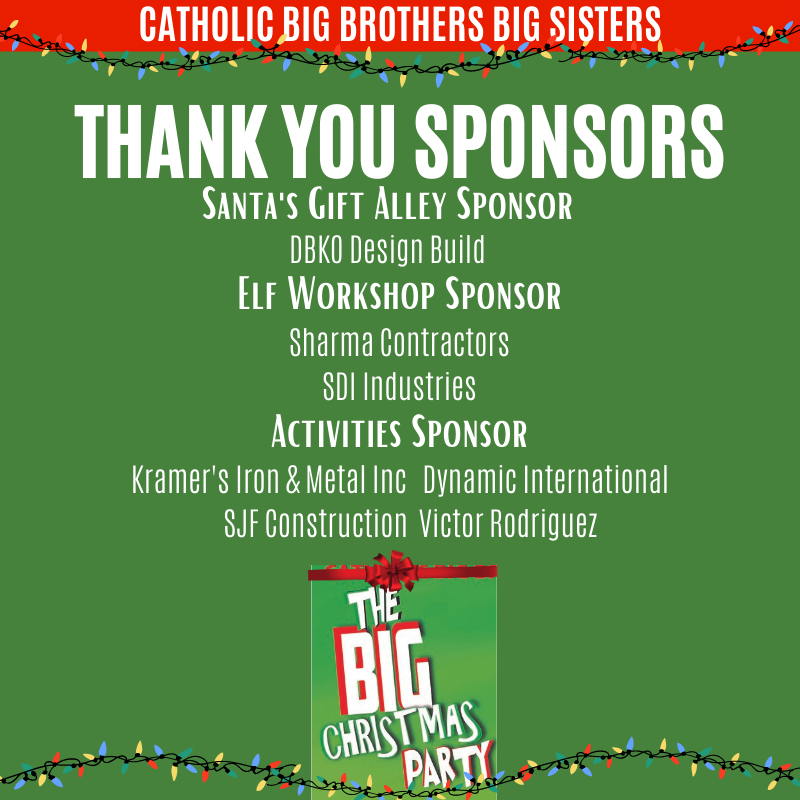 CBBBSLA's tweet photo. Thank you to our sponsors for their support of the #BIGChristmasParty, benefitting #youthmentoring.  Funds raised allow us to continue providing more youth with mentors, learn more at https://t.co/HieXvgrfK9 https://t.co/KpilhkD06o