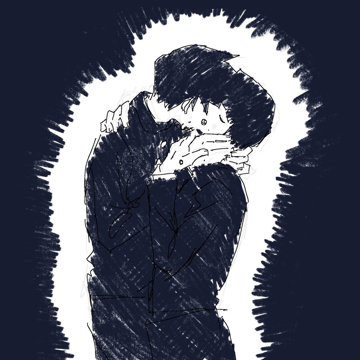 inosblog's tweet photo. #モブサイコ100 ＃灵能百分百 ＃茂律 ＃律茂 
kissing https://t.co/DJlG3OPbDf