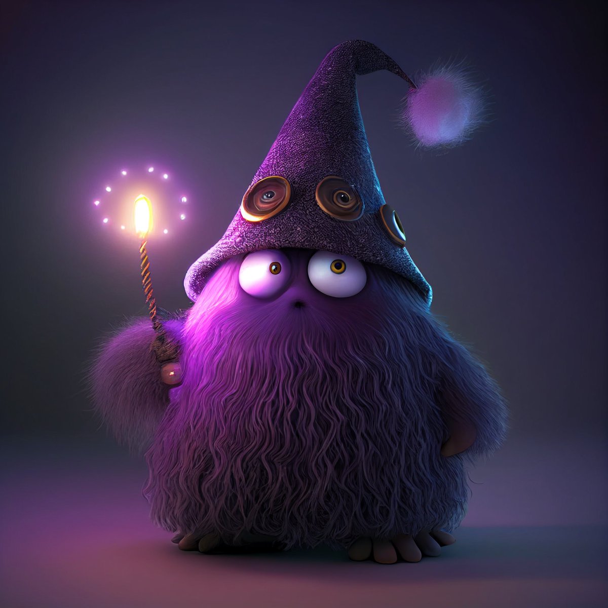 PenelopeJoArt's tweet photo. How lucky am I? My lovely friend @ClaireUjma created this little AI monster in my image. Legit thought I was looking at my reflection.
#lightwizard π€π€π€ https://t.co/7MJ4lwYwpx