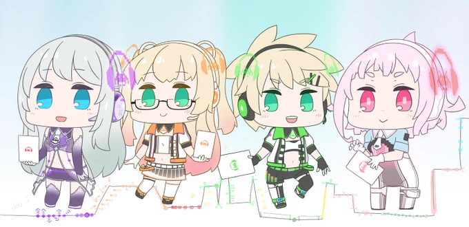 グルコスナビゲータ4人娘揃った#グルコス 