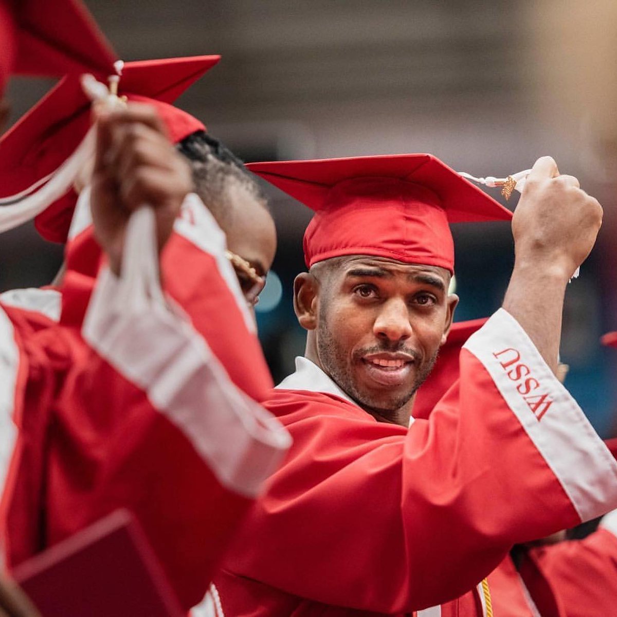 WSSURAMS's tweet image. Congratulations #WSSUGrad! 🐏 🎓 🎉
📷 by @cp3: Bucket list moment!! @wssu1892 ALUMNI!!!

#CantGiveUpNow #FinishWhatYouStart