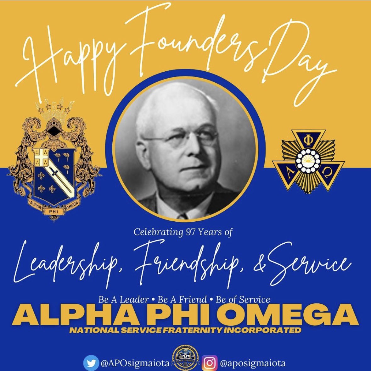 To 97 years! 🥂 #MWAB ! Thank you for everything <a href="/APOSigmaIota/">Alpha Phi Omega</a>