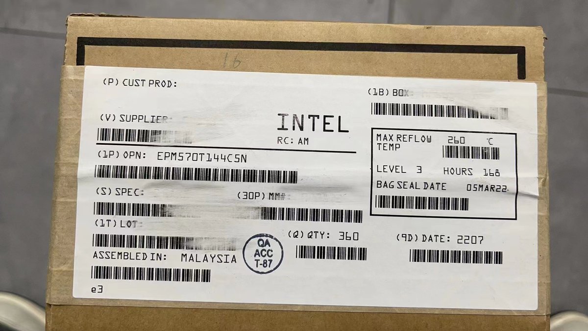 ZhaoJunPeng557's tweet image. Order has been delivered Thank you for trust and support
Salings
XC7A100T-2FGG484I one package
XC7A35T-2FGG484I one package
Alta
EPM570T144C5N one package
 #ST #stm32f #mcu #ic #dsp #fpga #bga #chip #microcontrollers #microprocessors #suppiychain #original #automotive #medical
