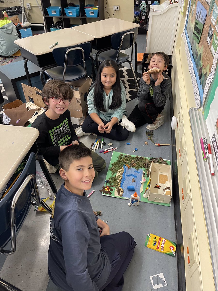BarnumWoods's tweet photo. Iroquois Fun in 4th Grade @BarnumWoods! 4th Grade students used their imagination, along with all of the knowledge they gained after studying the Iroquois Nation in Social Studies, to create impressive longhouses that were displayed for all to enjoy! @emeadowschools @MsKatz255 https://t.co/BeCfsY8NY7