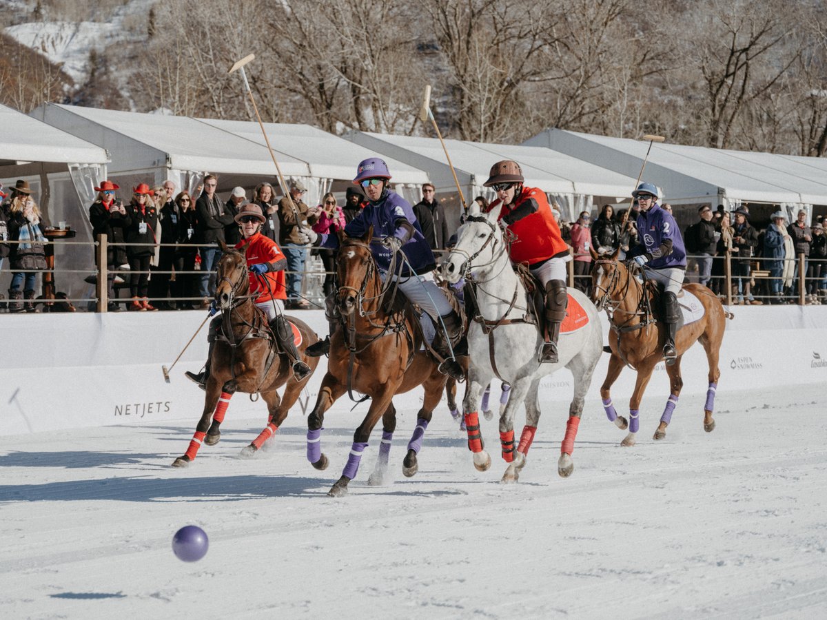 Our exemplary end-of-year celebration is almost here — sharing scenes from last year's St. Regis World Snow Polo Championship in #Aspen as we count down the days to its exquisite 2022 edition. See you in the snow on December 20th. #LiveExquistie