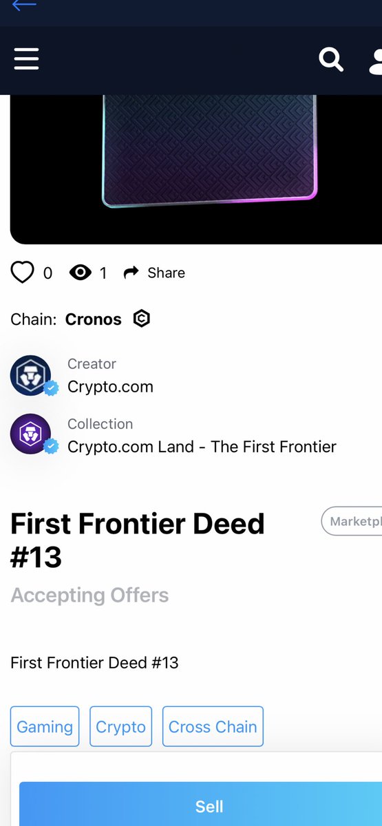 🤞                                                                         #LoadedLions #LoadedLions_CDC #CyberCubs #cryptocomLand #FirstFrontier