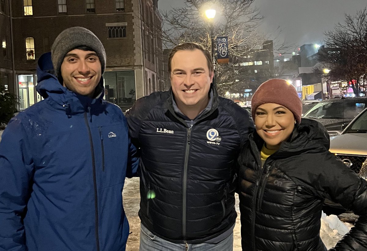AndrewDonovan's tweet photo. It was so good to have @SRamosABC and @ChrisDonato04 reporting from Syracuse for @ABC with a little time in between work to catch up! โ๏ธ #OneABCNews https://t.co/SBO0VwrC47