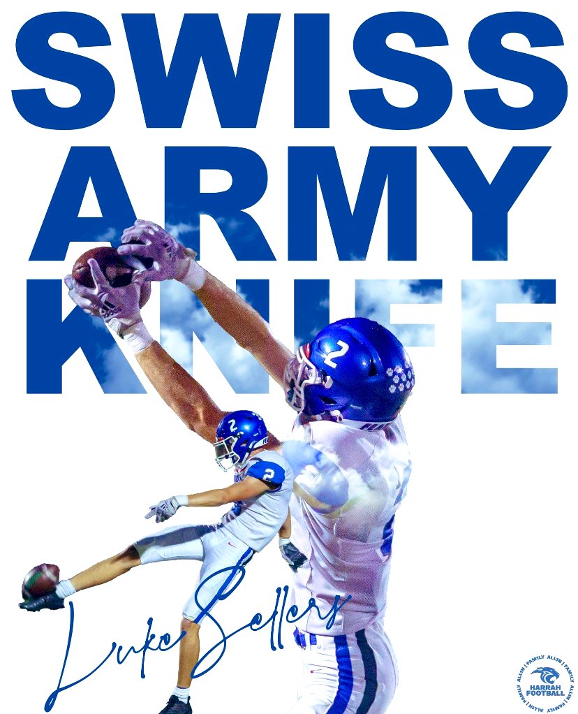 lukesellers2024's tweet photo. Blessed to receive this title from my coaches!!! I can seriously do it all. Even punt 🤫 https://t.co/wxa9WZ27Ry