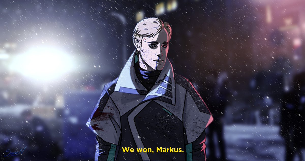 S0AREN's tweet photo. What's next? 

#SimonDBH #DBH #DetroitBecomeHuman #Simarkus https://t.co/qEkDJsNv12