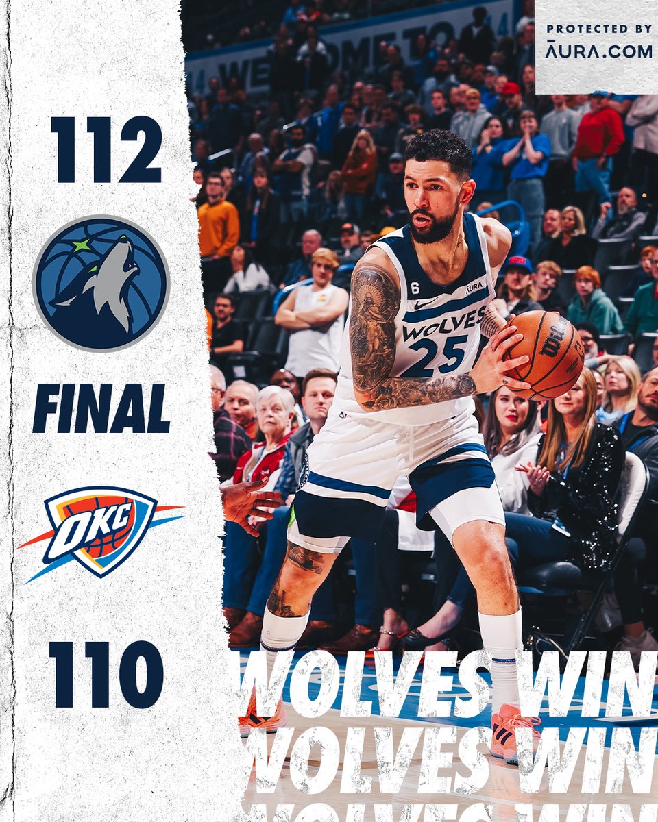 Minnesota Timberwolves on Twitter home with the dub."