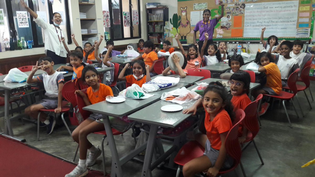 Year 2 Hobbits ready to Ho!Ho!
Had fun on Inter House Christmas 🎄 Activity Day 
<a href="/BSC_Principal/">BSC Principal</a> <a href="/BSC_JSHead/">BSC Junior Head</a> <a href="/BSC_Hobbit/">BSC Hobbit House</a> <a href="/jsyear2/">BSC_JSYear2</a>