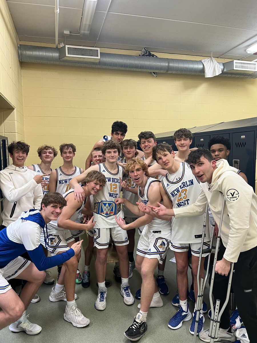 New Berlin West Bball (@nbw_hoops) on Twitter photo Viking Win 57-49 over WAC
Josh Krier with a monster game 20 points and 10 Rebounds and the 1st Viking Belt Winner #GoVikes <a href="/NBWAthletics/">NBW Vikings</a> Viking Win 57-49 over WAC
Josh Krier with a monster game 20 points and 10 Rebounds and the 1st Viking Belt Winner #GoVikes <a href="/NBWAthletics/">NBW Vikings</a>