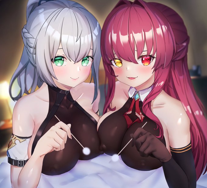 ASMR中的團長與船長,
ASMR真是個好東西
(ゝ∀・)b

#絵柄が好みって人にフォローされたい
#絵描きさんと繋がりたい 