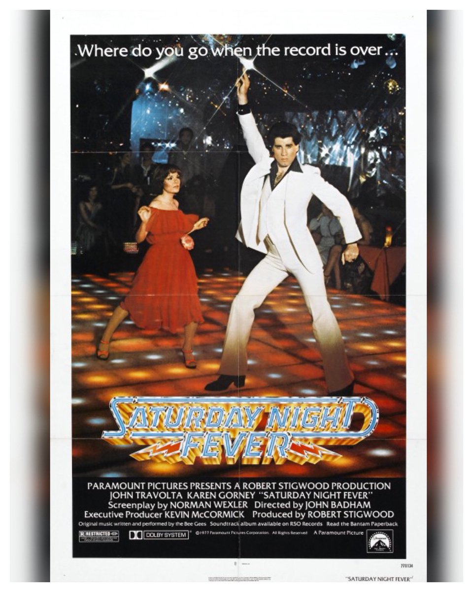 WreckLeaguePod's tweet photo. 45 Years #SaturdayNightFever Starring: #JohnTravolta #KarenLynnGorney #BarryMiller #JosephCali #DonnaPescow #BruceOrnstein Directed By: #JohnBadham
#WreckLeaguePodcast https://t.co/98uc9g2TXX