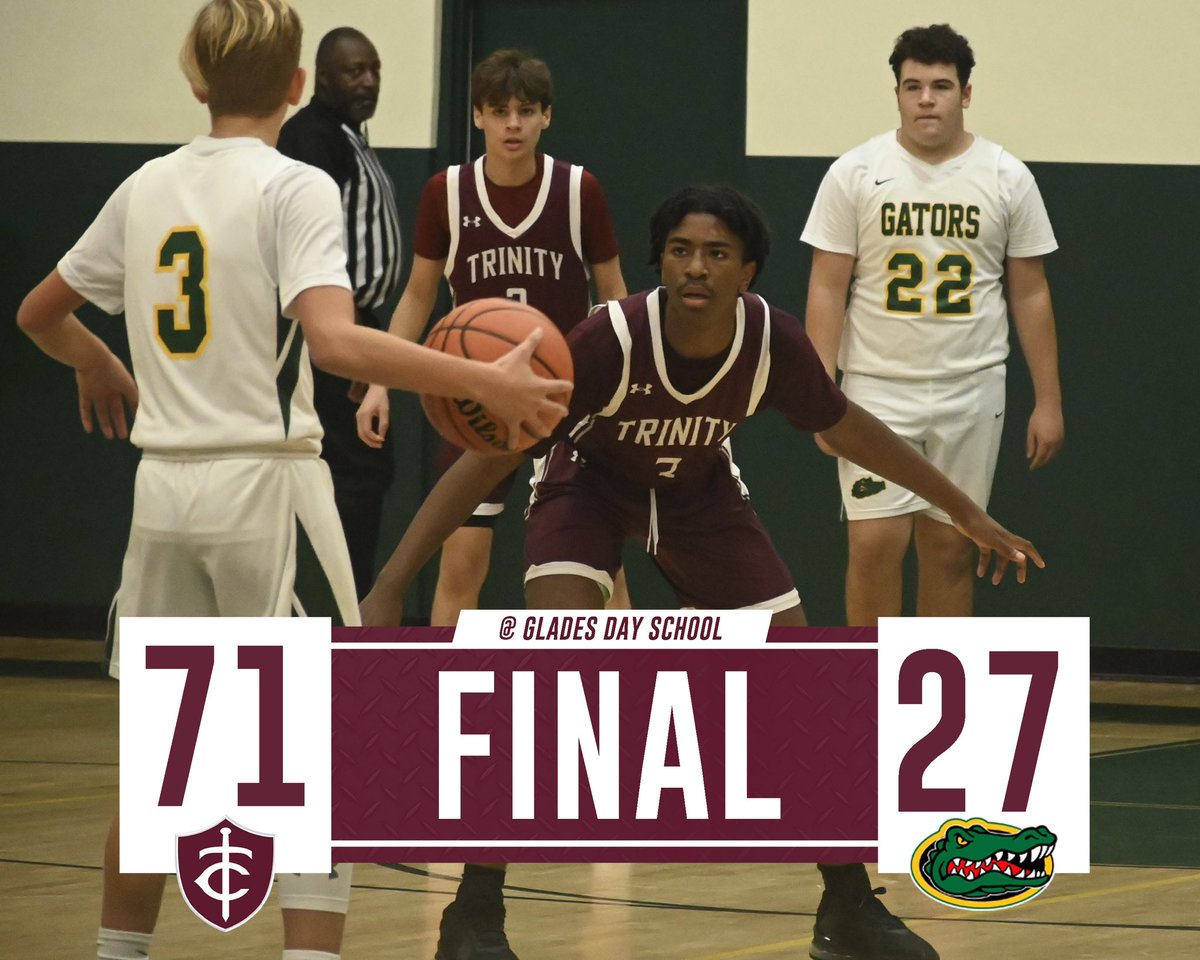 The varsity boys extend their winning streak to seven games with a rout of Glades Day! Xander Eason had 17 points to pace the Warriors. Demetrius Robinson and Mike Muscarella added 10 points each. The Warriors are now 7-2 overall. #tcabasketball <a href="/pbphighschools/">Post on High Schools</a> <a href="/PBCBBallForum/">#PBCHOOPS</a>