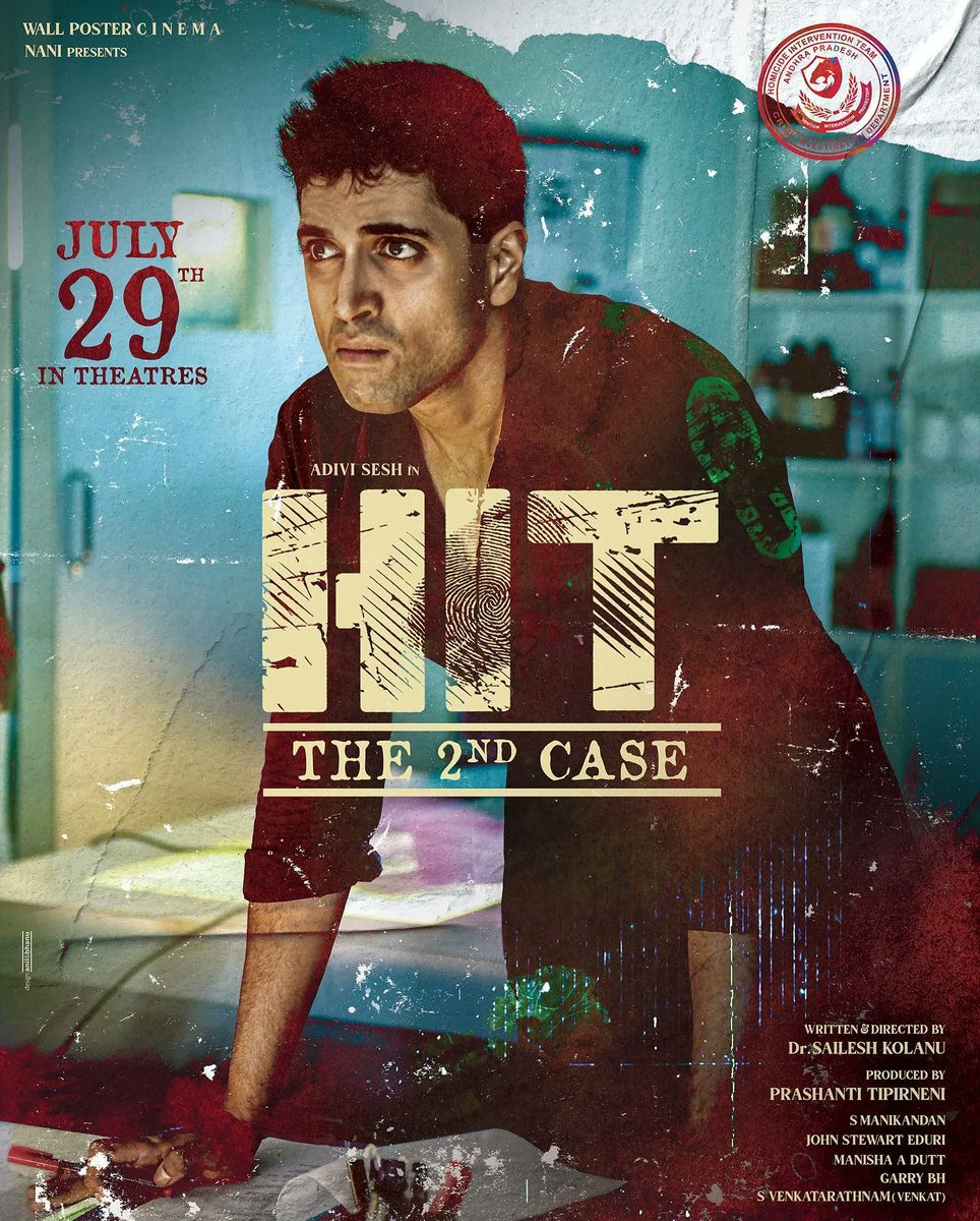 theboxoffice_45's tweet photo. #HIT2 is a well made crime thriller which successfully provides the audience a thrilling experience..Watch it in theatres in Telugu with English subtitles.

Written Review: https://t.co/SkNrc5eTK4

#HIT2Review #Hit2TheSecondCase #AdiviSesh https://t.co/0nfX2ZrjNA