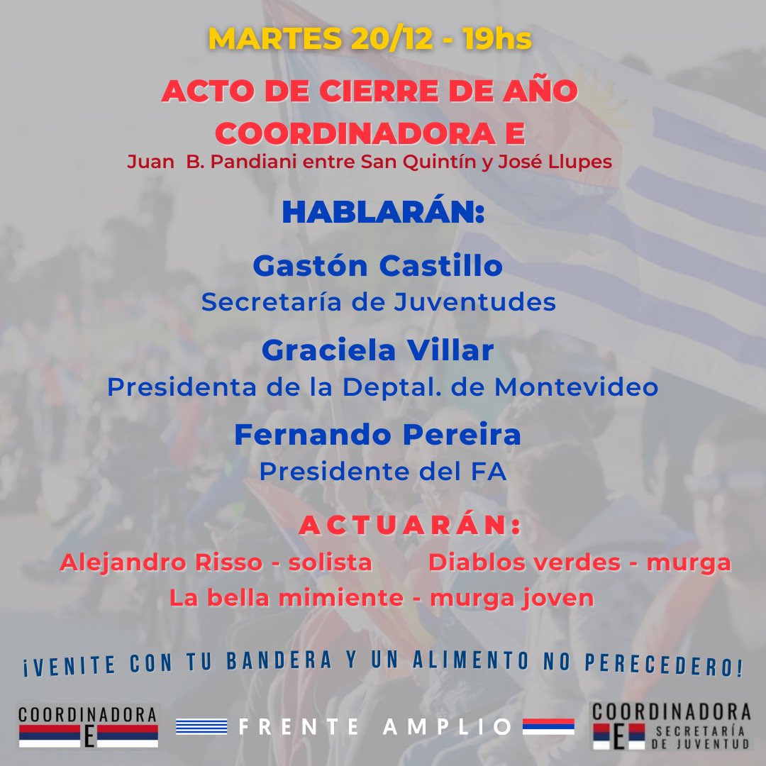Coordinadora E - Frente Amplio tweet media