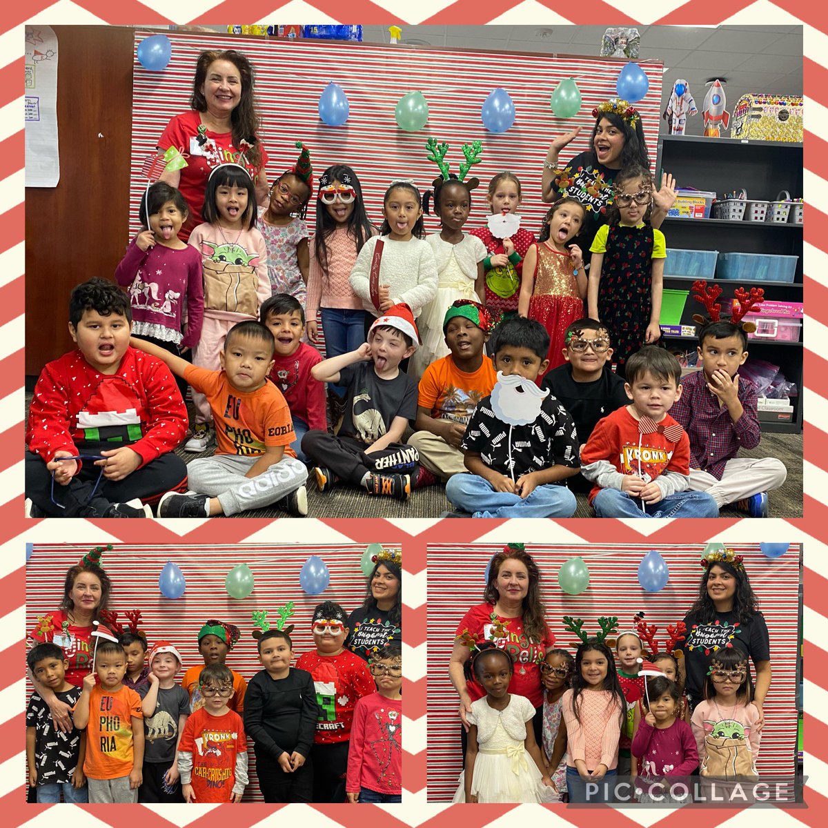 Some holiday party fun  🥳<a href="/CFISDHolmsley/">Holmsley Elementary</a>