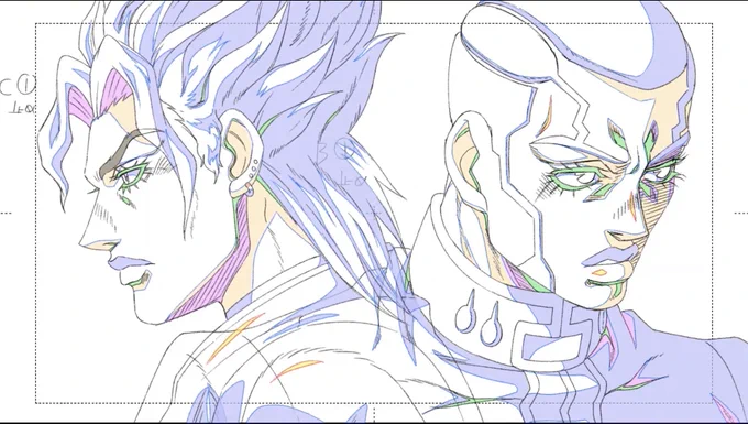 Yesterday JoJo Stone Ocean Episode 23 aired in Japan!Thank you for watching!Here are some Layouts i did for the episode!#jojo_anime 