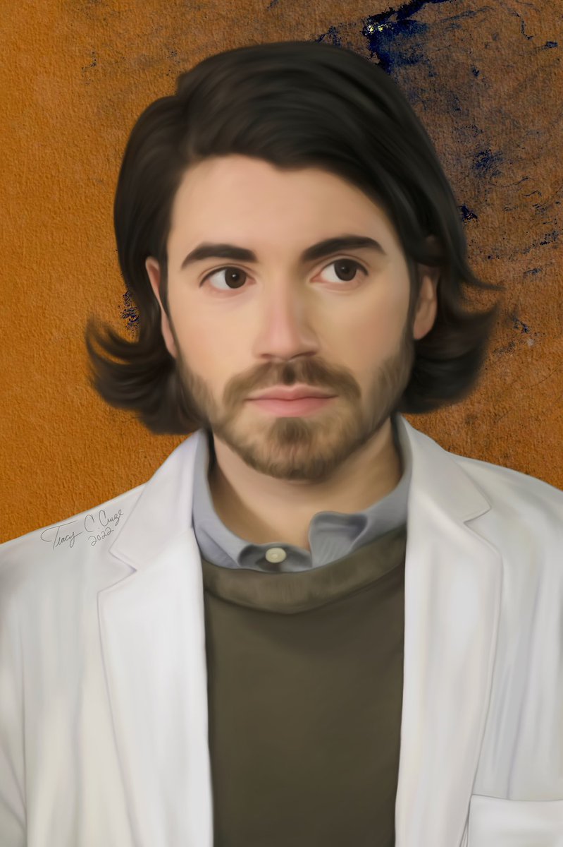 It took quite awhile, but I finally finished my first #procreate #painting of Noah Galvin as #drasherwolke #thegooddoctor #noahgalvin #artist #drawings #portrait #artwork