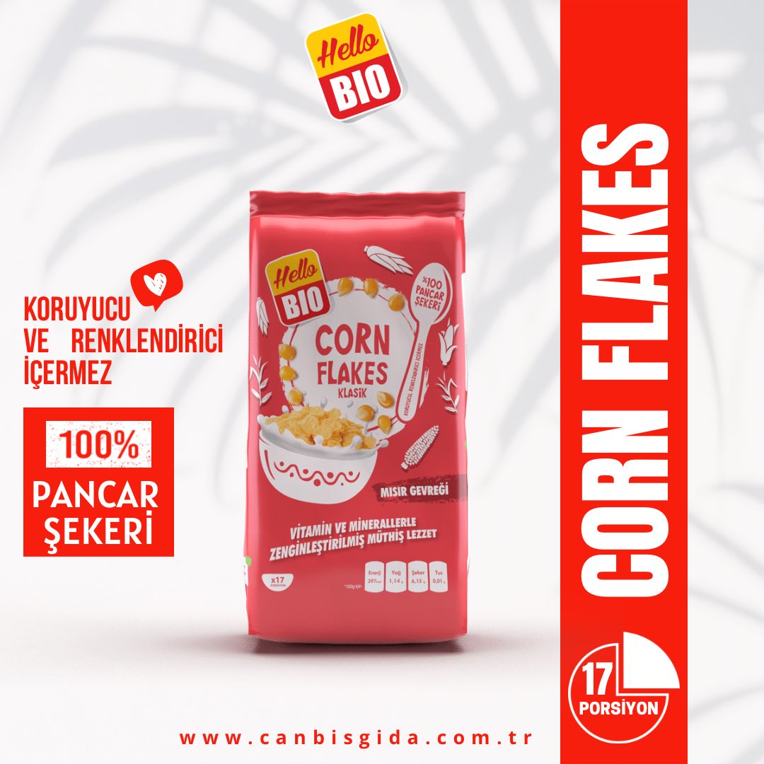Kahvaltının en bol porsiyonu ❤️
👉🏻👉🏻👉🏻 canbisgida.com.tr

Keyifli alışverişler dileriz. 

#breakfast #cornflakes 
#canbisgida #saglikliatistirmaliklar
#kahvalti #cornflakesandmilk
#healthycornflakes  
#onlineshop #tamtahıllıgevrek #hellobio
#kahvaltilikgevrek